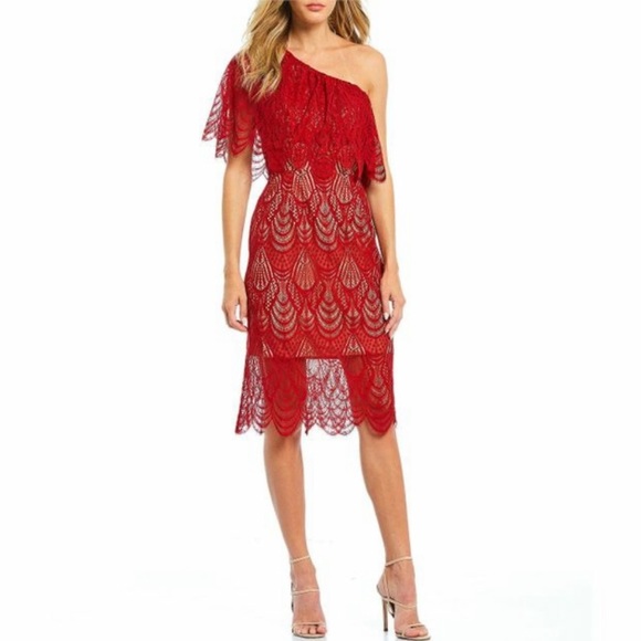 $242 Dress The Population Violet Dress - Picture 3 of 5